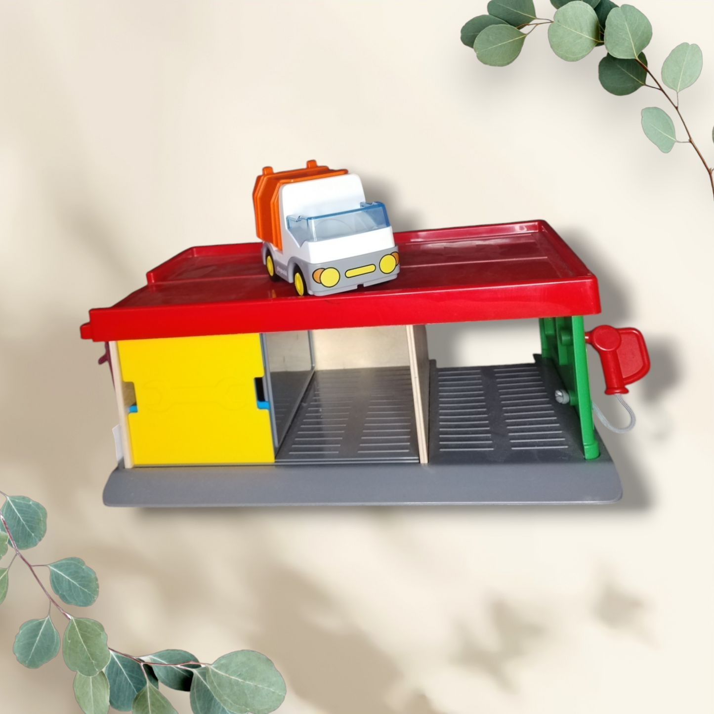 Parkgarage von Ikea mit Playmobil Müllauto